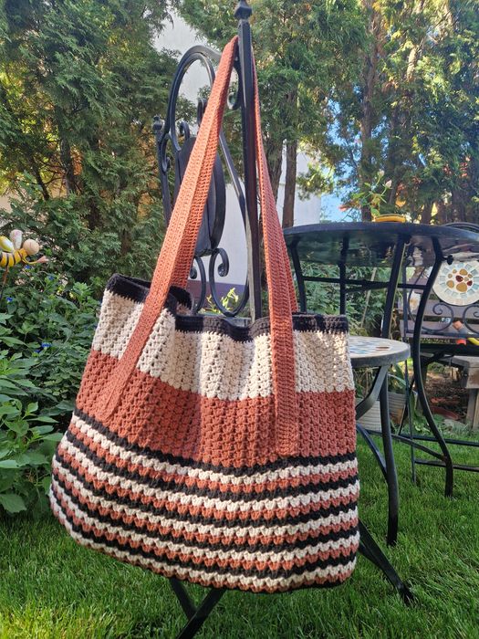 Geanta de umar crosetata 100% handmade