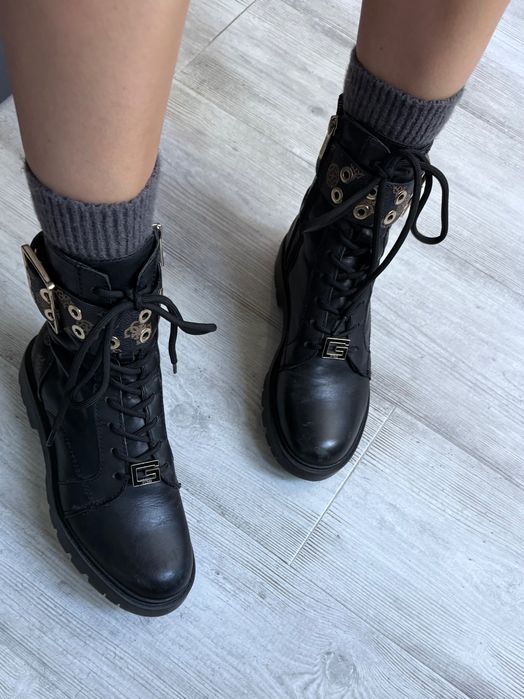 Боти Guess ест.кожа черни