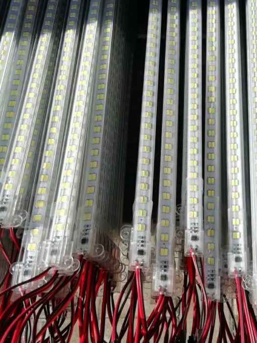 Bandă LED rigidă, 220V, merge fără transformator,11 W,1m lumină caldă