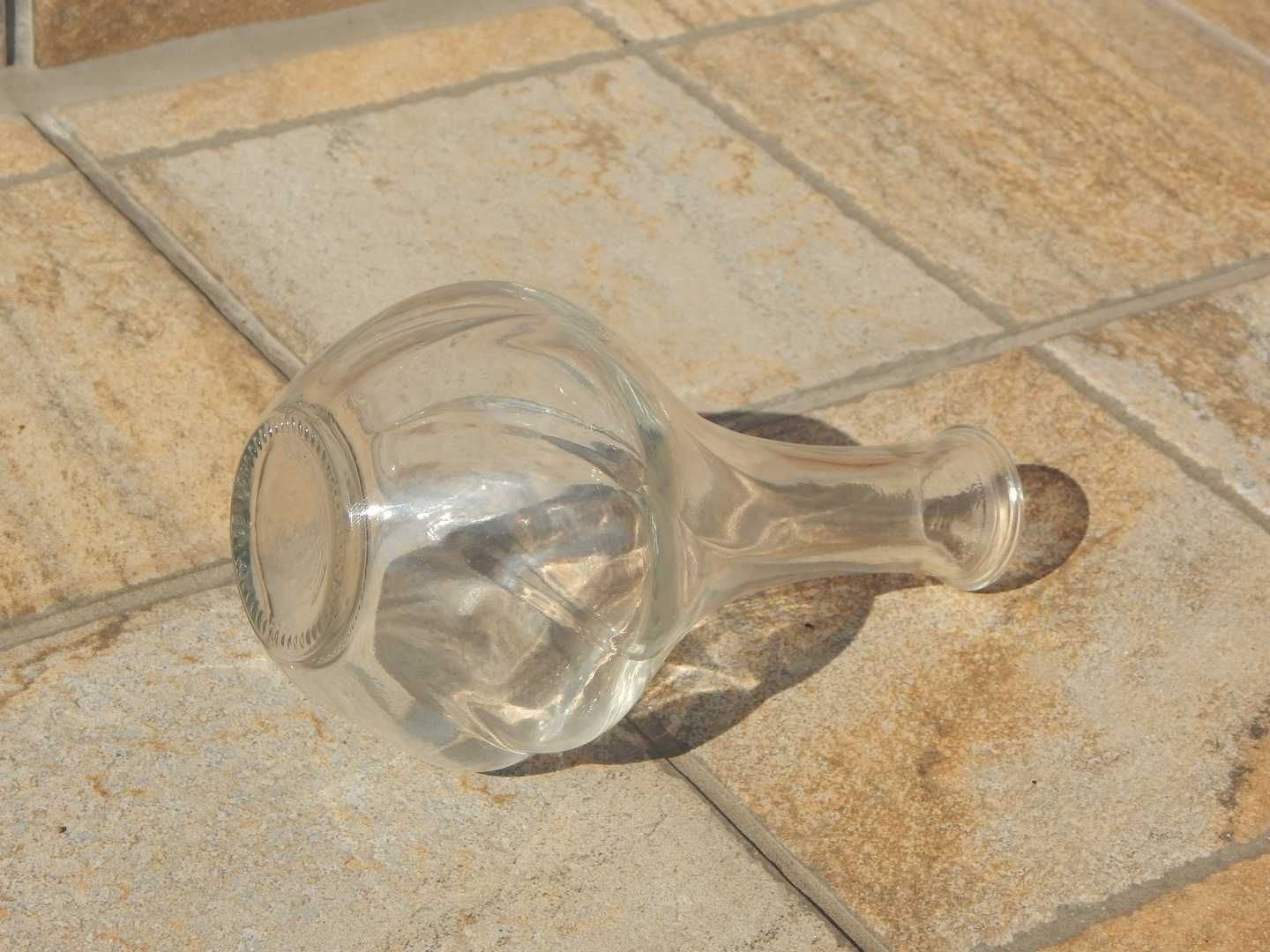 Vaza de sticla (recipient) cu gat lung 17 cm