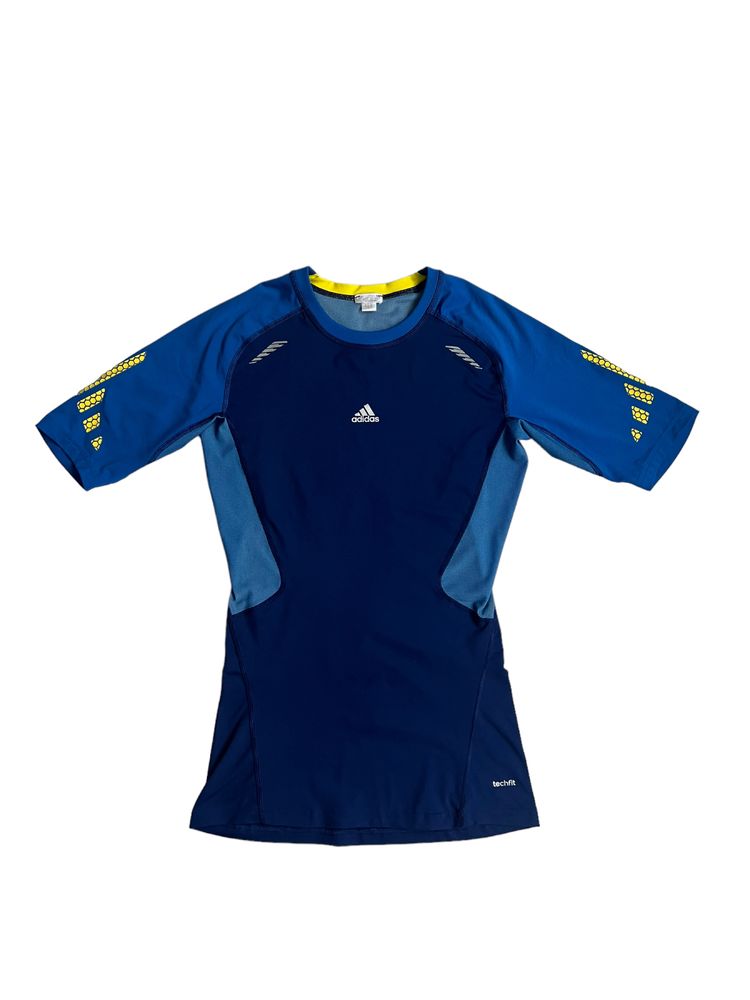 Adidas TechFit  3 бр. Мъжки Тениски / S/M / Оригинал