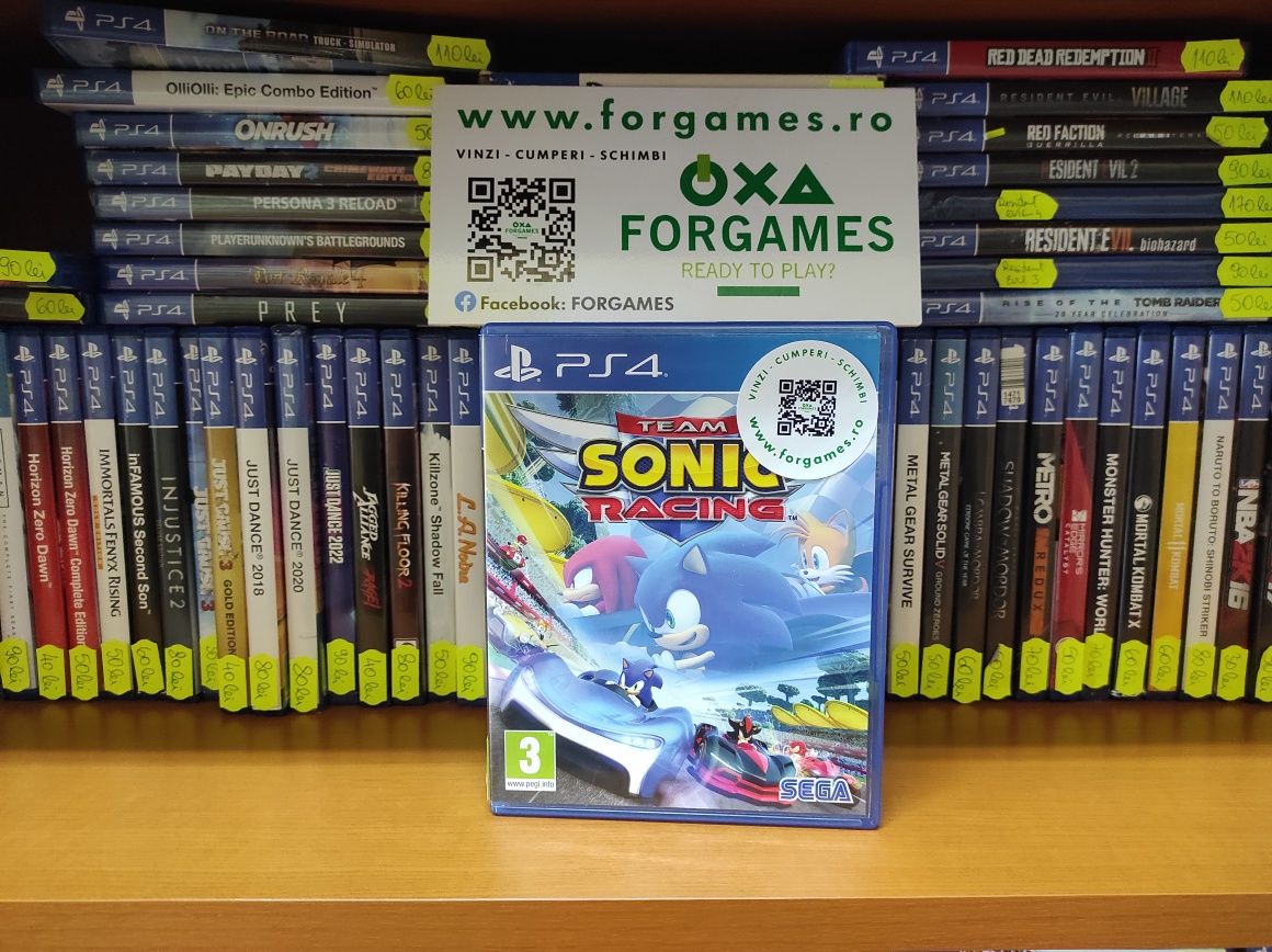 Vindem jocuri PS4 Sonic Team Racing PS4 Forgames.ro