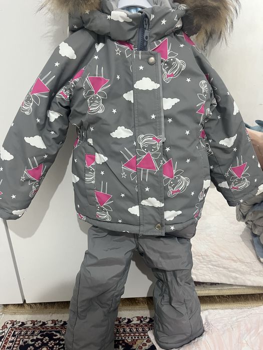 Раздельный комбинезон с курткой на зиму 92 рр идеальном состояний