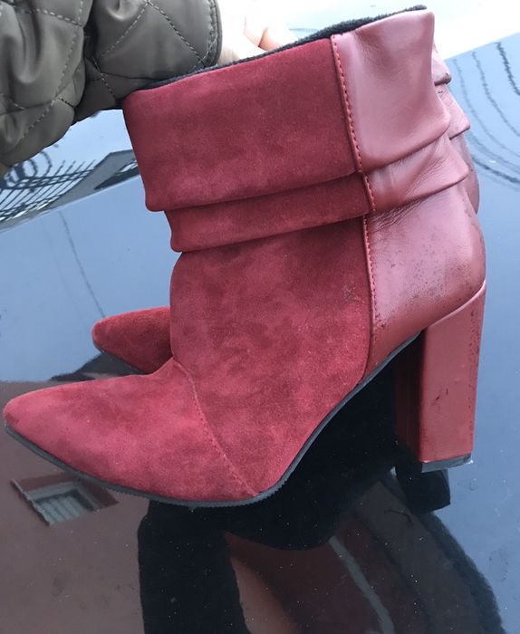 Botine piele naturală, lucrate la comandă