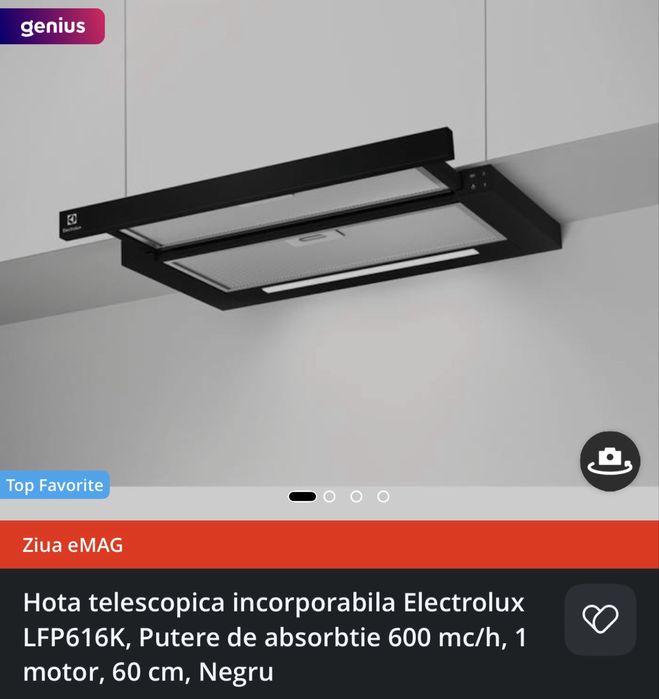 Hota Electrolux, nedeschis, nefolosit.