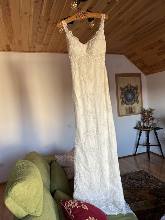 Rochie mireasa nepurtata marimea M