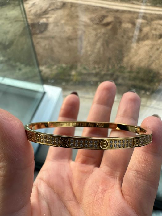 Bratara Cartier Cristale gold