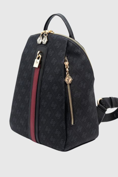 НОВО! ЛИКВИДАЦИЯ! Дамска раница „Сияна“ в черно и бордо