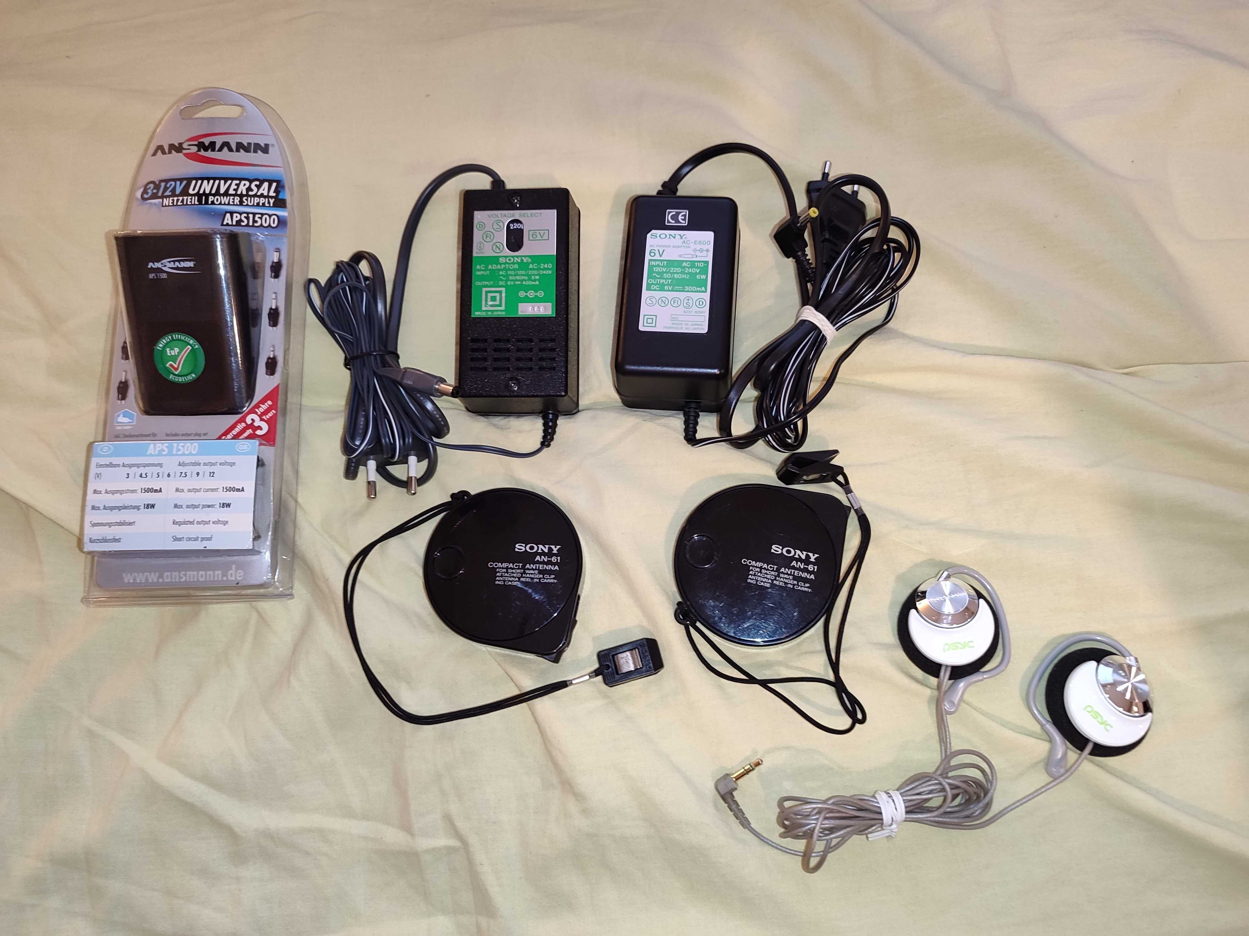 Аксесоари за Sony ICF-SW и Sony ICF адаптери,антени и слушалки Sony