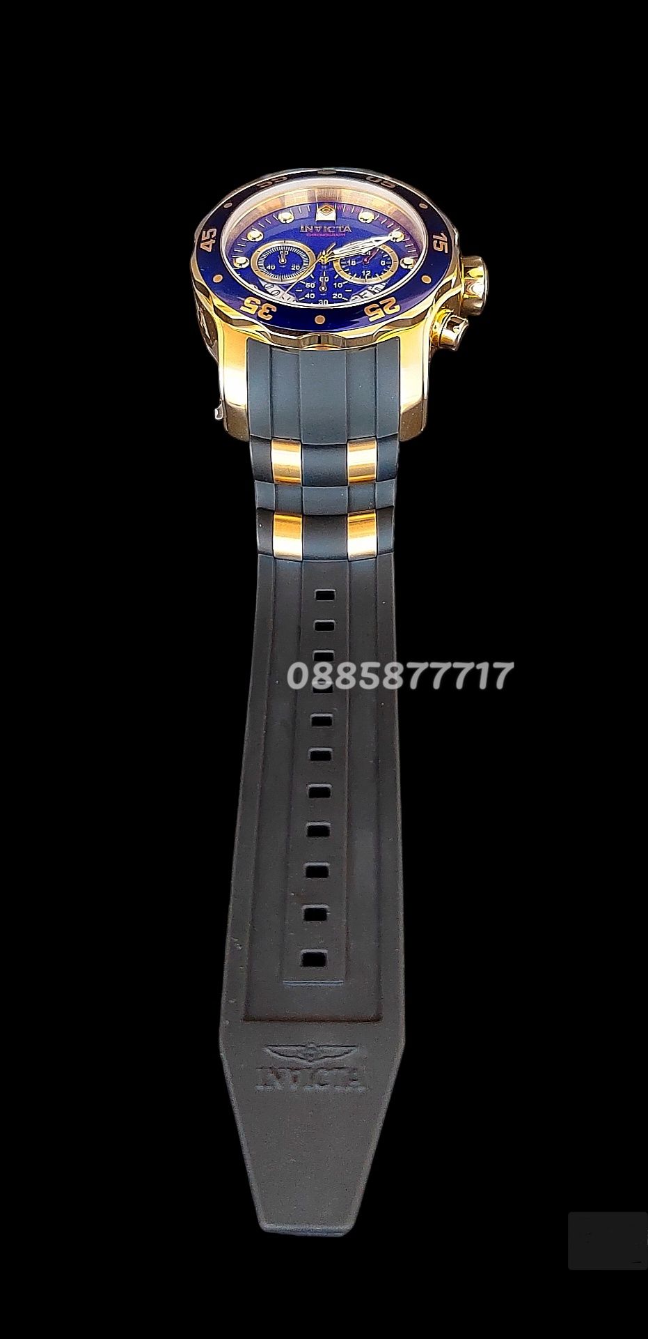 часовник INVICTA Pro Diver SCUBA Blue/Gold 48 mm, Инвикта нов
