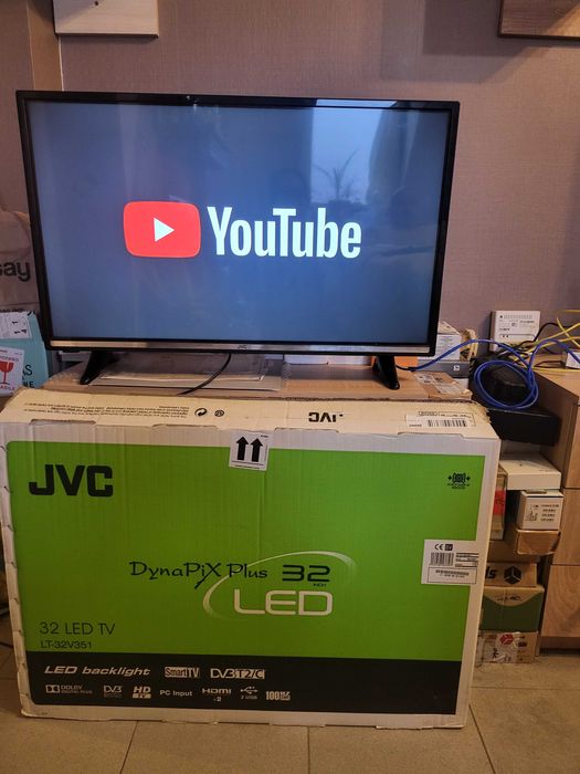 JVC DynaPix Plus Smart TV 32'' LED Mod LT-32V351 НОВ!
