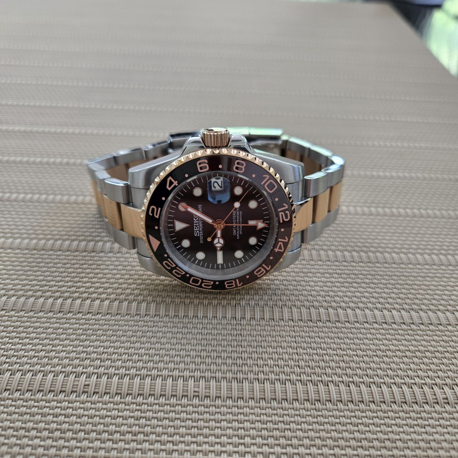 Seiko Rootbeer Mod 40mm 4R35AB