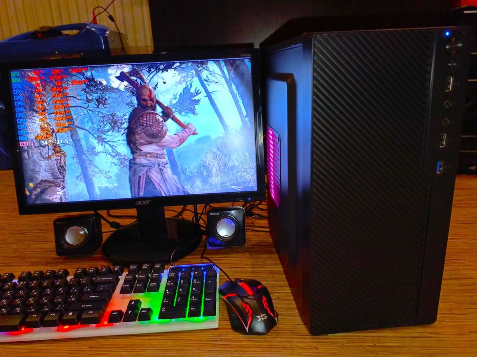 Игровой системный блок Core i7/12GB/Radeon RX 570 8GB/SSD120GB/500GB