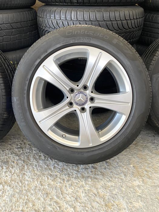 Jante originale Mercedes 17 E- V Class W213 Anvelope 225/55R17 vara