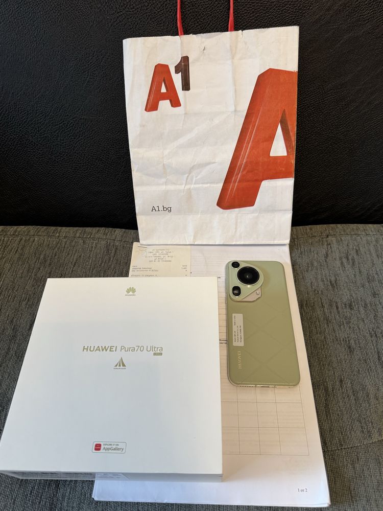 512GB Huawei Pura 70 Ultra A1 Гаранция 2026г. Green / Зелен