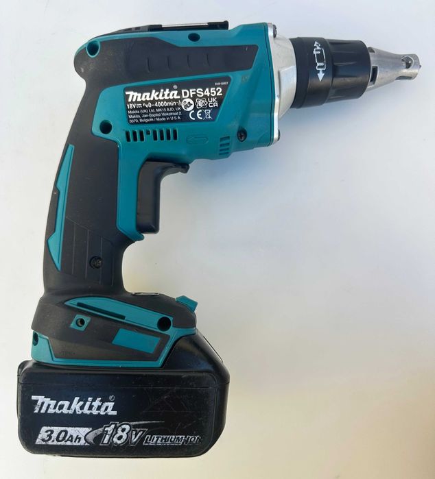 Makita DFS452 - Безчетков винтоверт за гипсокартон като нов!