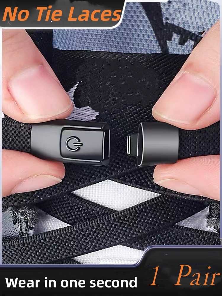 Връзки за обувки без връзване ластични еластични връзки за маратонки