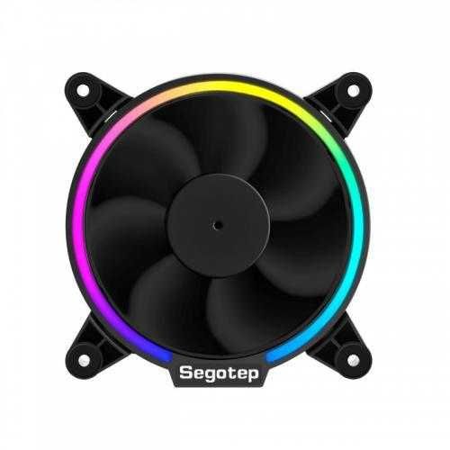 Vand Ventilatoare Segotep Lighting RGB, 140mm, Conector 4-pin Molex