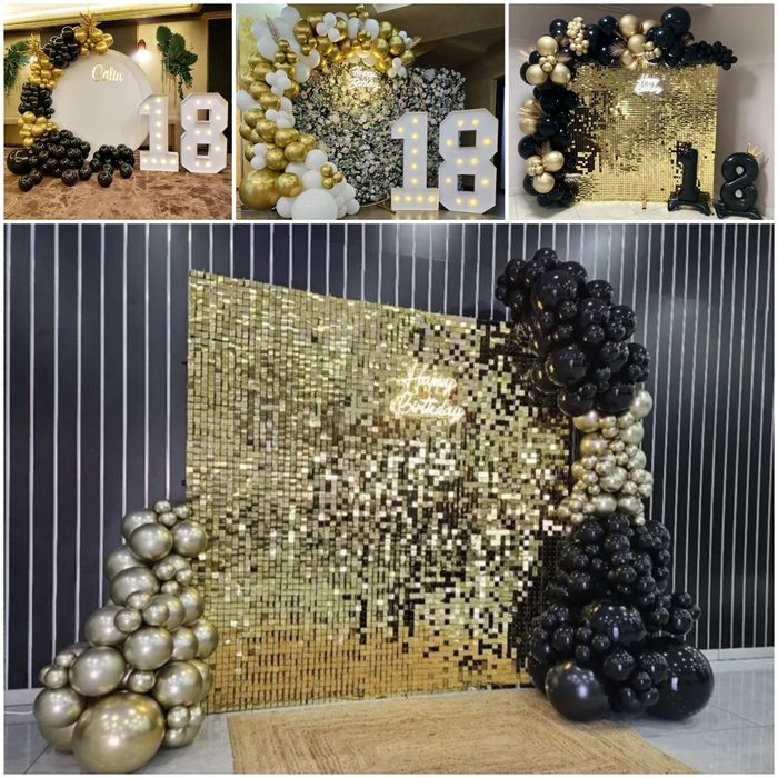 Arcada baloane / aranjament cristelniță/cifre volumetrice