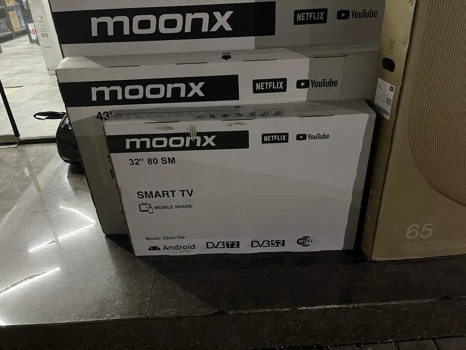 Телевизор SmartTV Moonx 43 рассрочка есть доставка бесплатна
