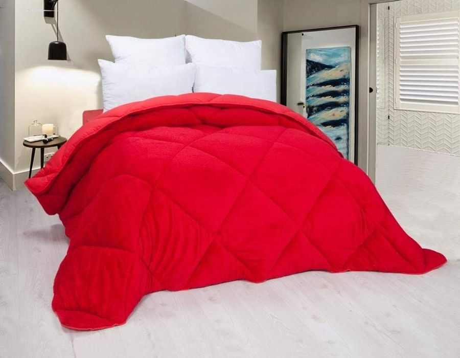 Олекотена зимна завивка Шепърд с пух