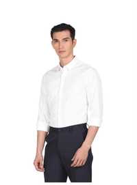 Бяла мъжка риза Calvin Klein Jeans, L