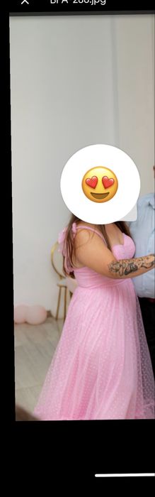 Rochie roz SHEIN purtata o singura data