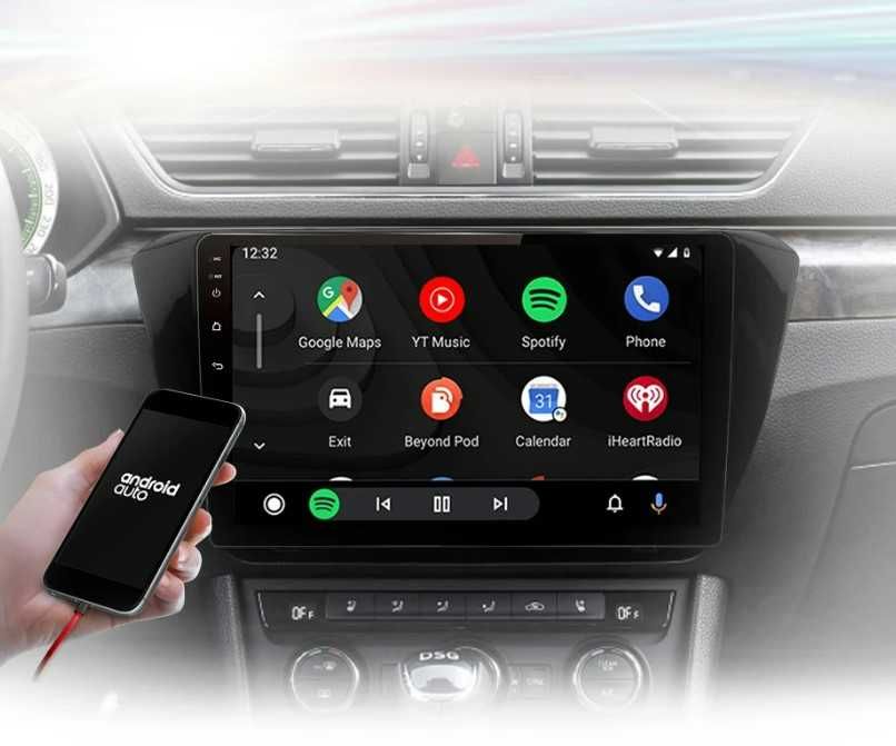 Navigatie Android Dedicata SKODA SUPERB 3 , Carplay, Android Auto WAZE