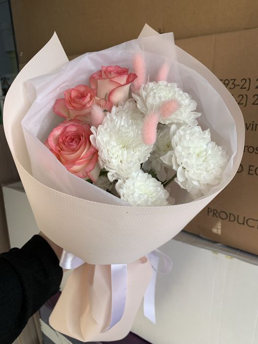 Букет комплимент + открытка