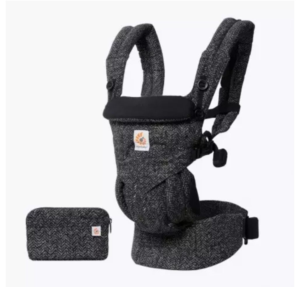 NOU Marsupiu Ergobaby Omni 360 culoare Herringbone gri inchis