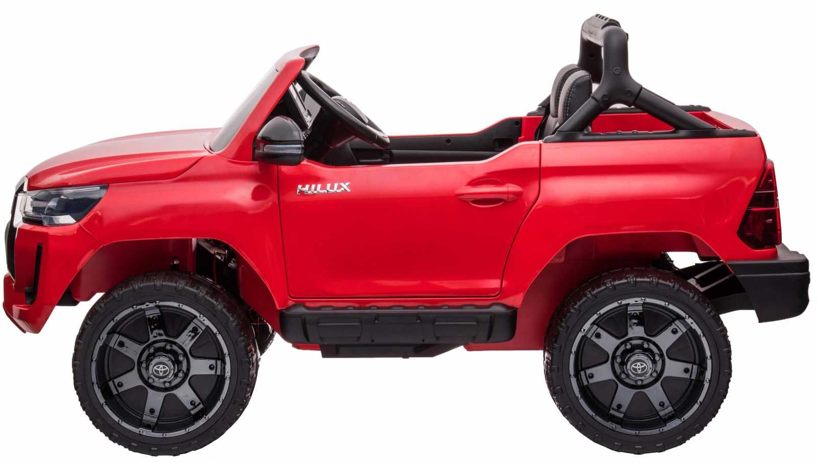 Masinuta electrica pentru 2 copii 4x4 Toyota Hilux 12V 14Ah, RED