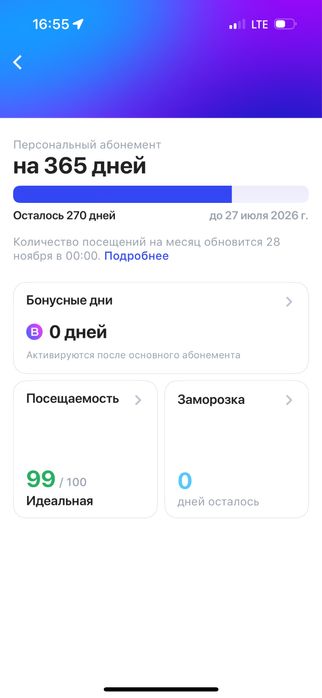 Продам абонемент 1fit 1фит