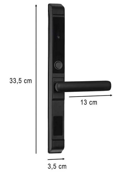Смарт брава за врата с код, тъч скрийн и приложение