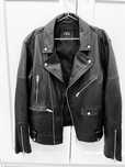 Geaca piele naturala Zara (barbat)