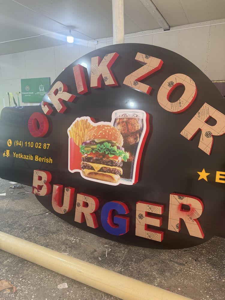Bukva Reklama xizmatlari arzon va sifatli