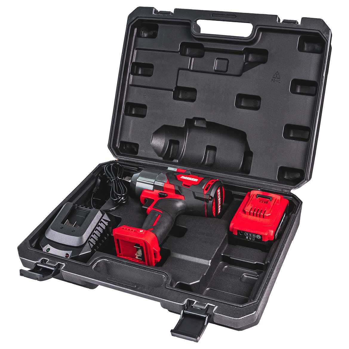 Акумулаторен ударен гайковерт RAIDER RDI-IBW05, 20 V, 1/2″, 700 Nm