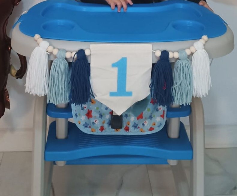 Vând decor aniversare 1 an baietel