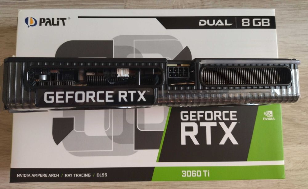 Видеокарта Palit GeForce RTX 3060 Ti Dual OC NE6306TS19P2-190AD 8GB
