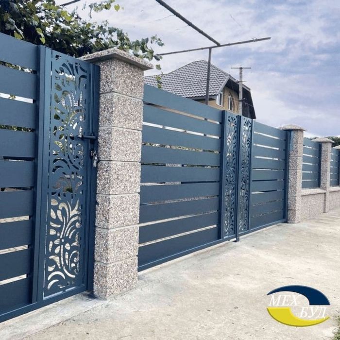 Garduri moderne  porți auto poartă pietonală panouri gard