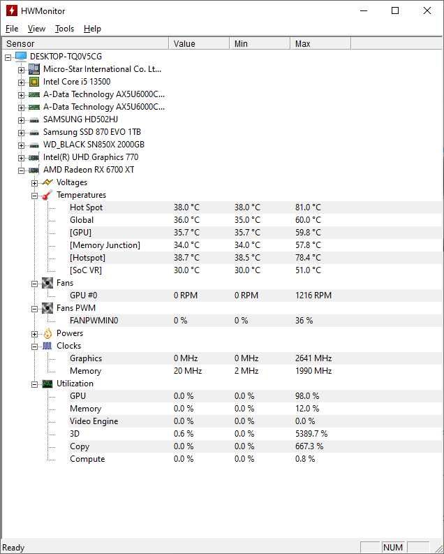 XFX AMD Radeon RX 6700 XT 12Gb
