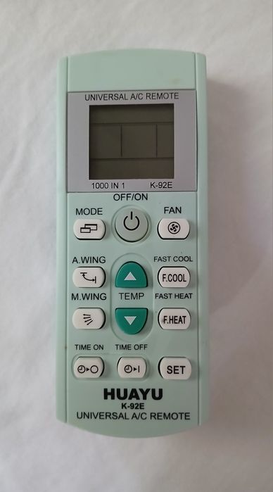 Универсальный пульт управления от кондиционера