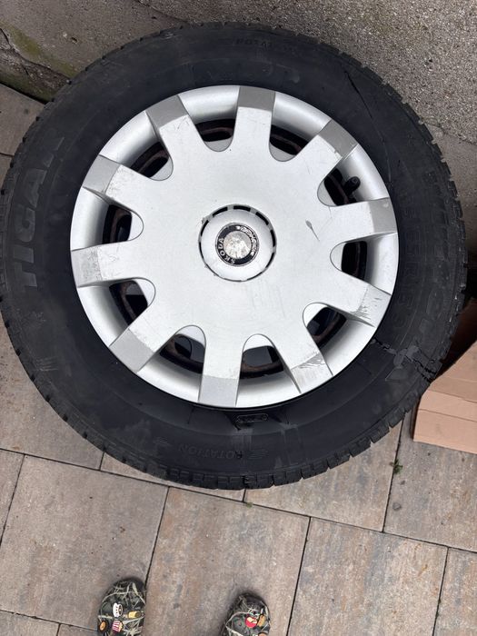 Jante+amvelope+capace R15 Skoda