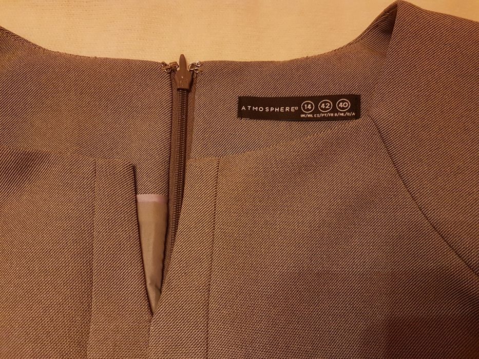 Rochie sarafan stofa gri Atmosphere