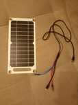 Incarcator solar cu  panou fotovoltaic, 15w, mufe usb c, micro usb iPh