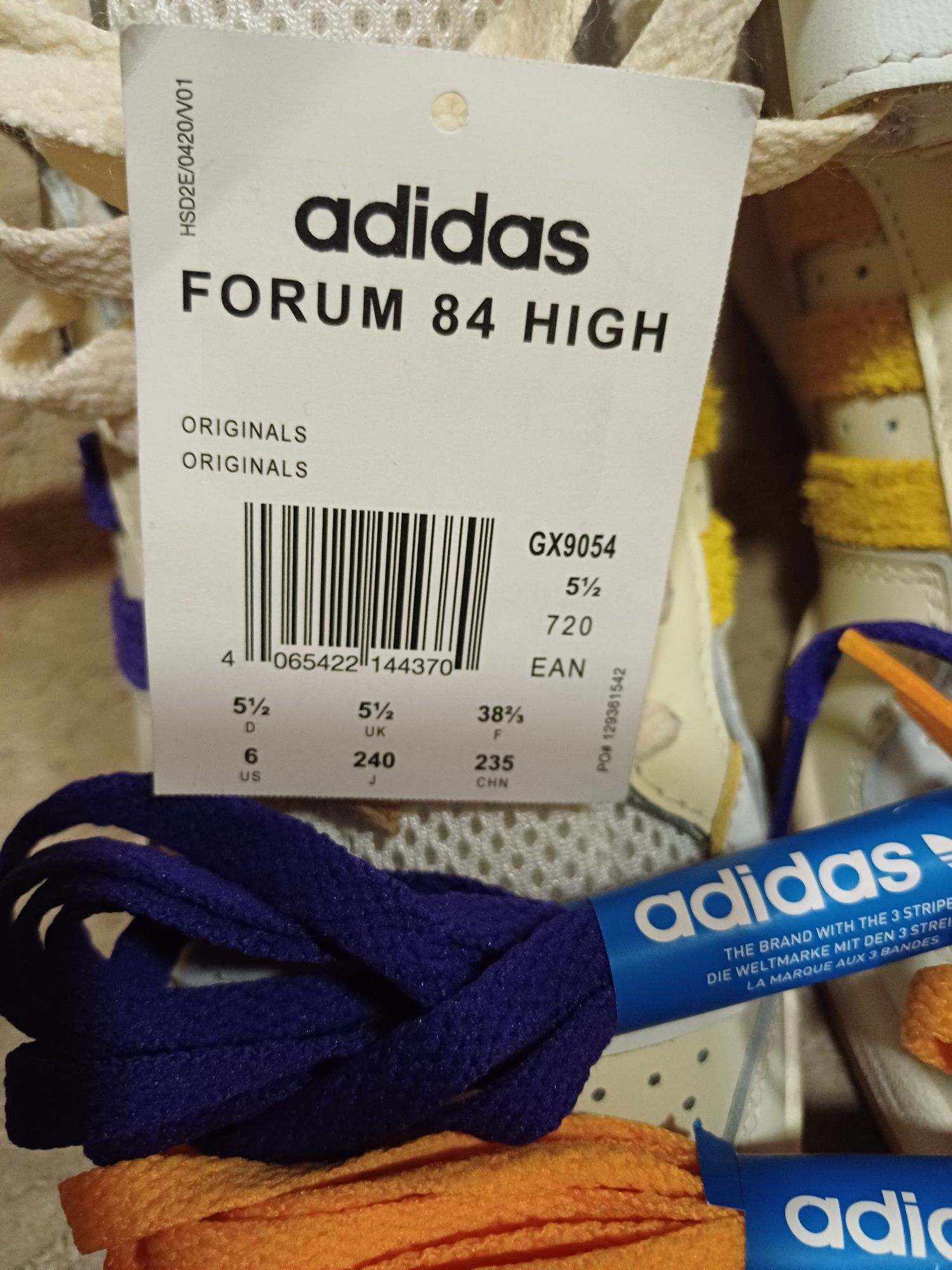 Adidas forum 84 high Lakers