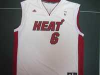 Maieu baschet LeBron James,Miami, masura XL,Adidas, nou