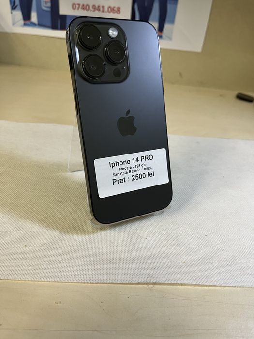 Iphone 14 pro / 128 gb / 100% baterie / garantie