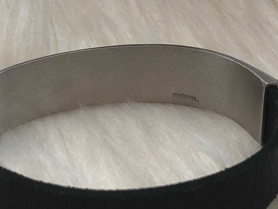 Bratara Breil Inox + Piele Unisex - 20 cm