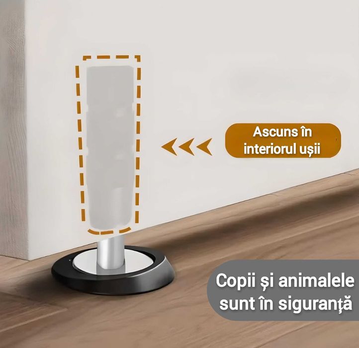 Opritor Usa Magnetic Premium Negru – Activare Automata