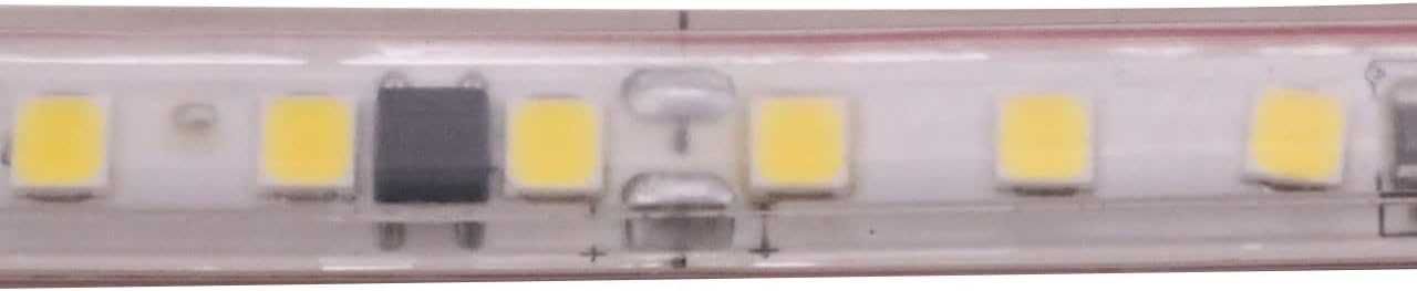 НОВA! Водоустойчива LED лента 220V с ключ, 2м или 5м, топло бяла